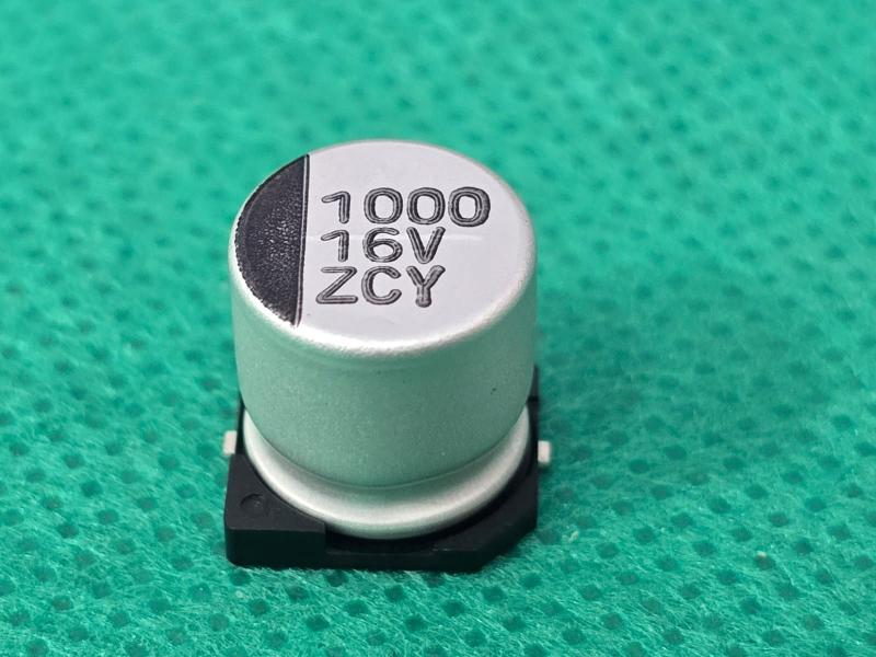 Imagem de 5x Capacitor Eletrolitico 1000uf/16v Smd 105 10x10,2mm