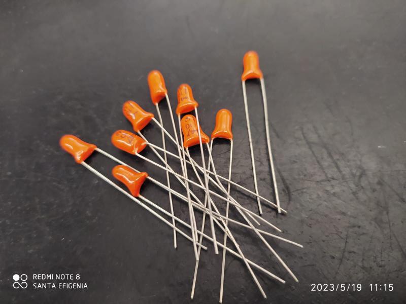 Imagem de 5x Capacitor Tantalo 4,7uf/10v 10% Gota