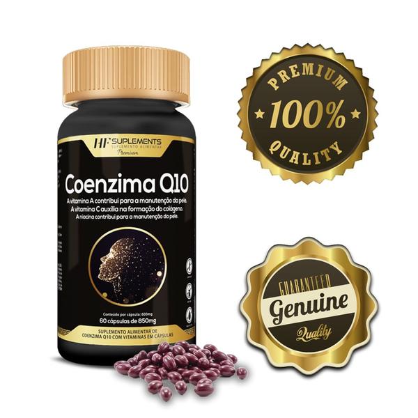 Imagem de 5x COENZIMA Q10 VITAMIN COMPLEX 850MG 60CAPS HF SUPLEMENTS