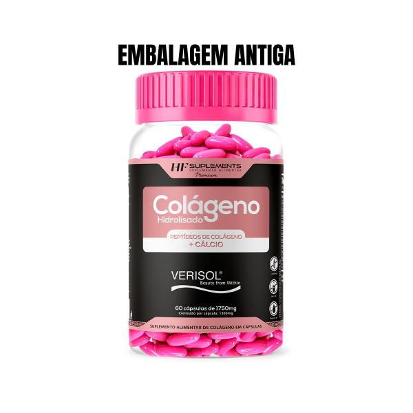 Imagem de 5x COLAGENO VERISOL + CALCIO HF SUPLEMENTS 60CAPS 1750MG