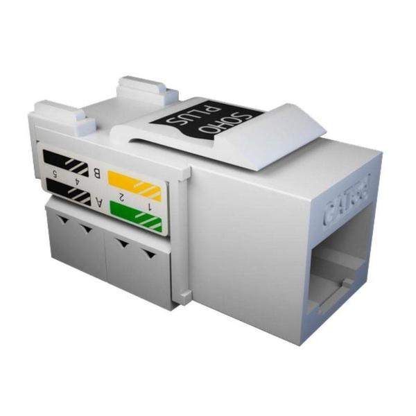 5x Conector Keystone Fêmea Cat6 Rj45 SohoPlus Furukawa Imagem de 5x Conector Keystone Fêmea Cat6 Rj45 SohoPlus Furukawa