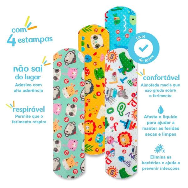 Imagem de 5X Curativo Estampado Infantil Hc483 - 25 Un - Fisher Price