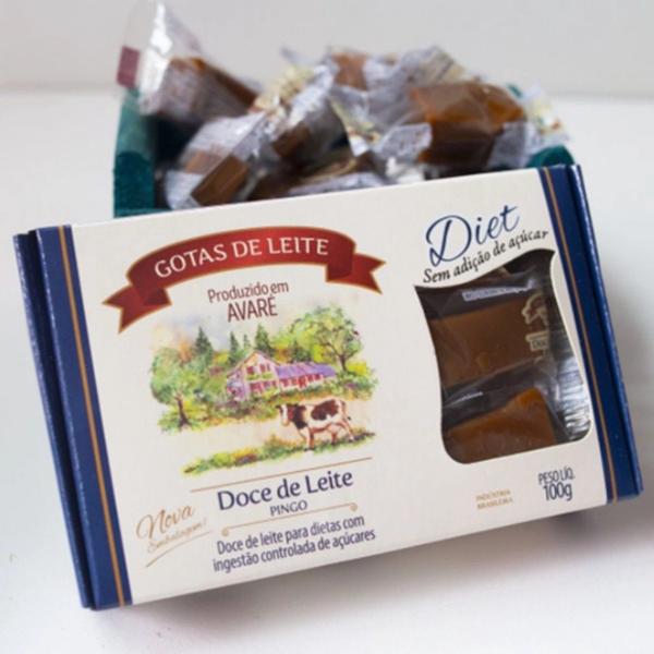 5x Doce de Leite Diet GOTAS DE LEITE Avaré 100g Imagem de 5x Doce de Leite Diet GOTAS DE LEITE Avaré 100g