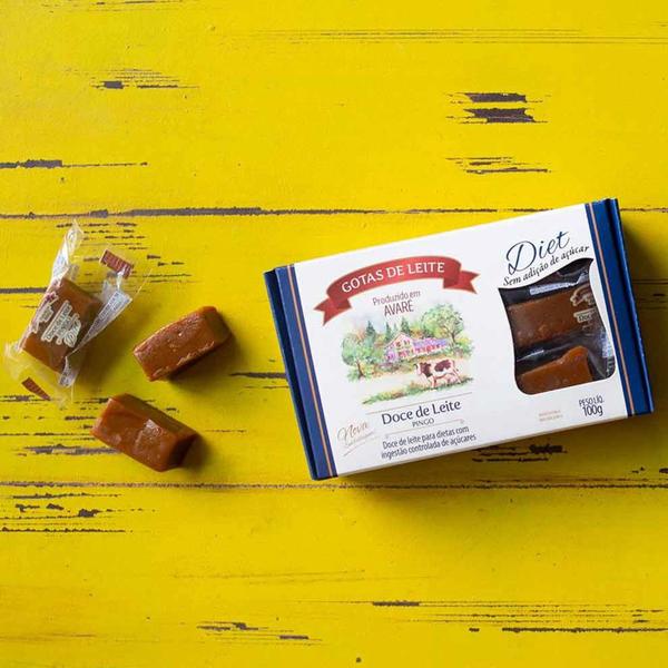 5x Doce de Leite Diet GOTAS DE LEITE Avaré 100g Imagem de 5x Doce de Leite Diet GOTAS DE LEITE Avaré 100g
