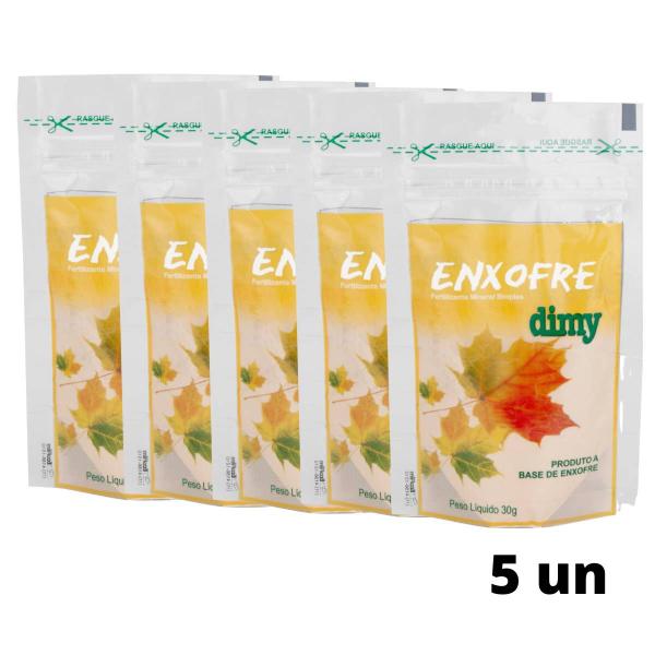 Imagem de 5X Fertilizante Mineral Simples Enxofre (30g) DIMY