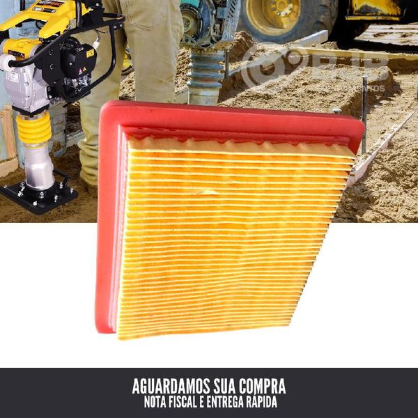 Imagem de 5X Filtro De Ar Motor Stark Compactador P/ CSM Menegotti Buffalo 165F 4.0HP