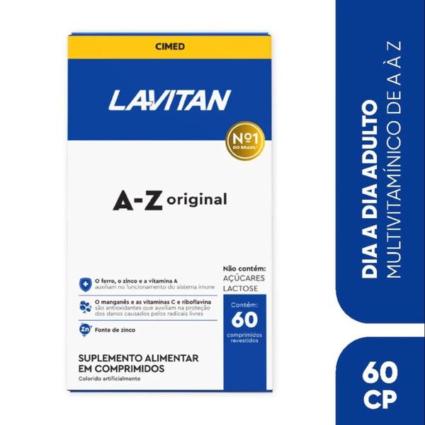 Imagem de 5x Lavitan A-Z Original - 60 Cápsulas - Cimed