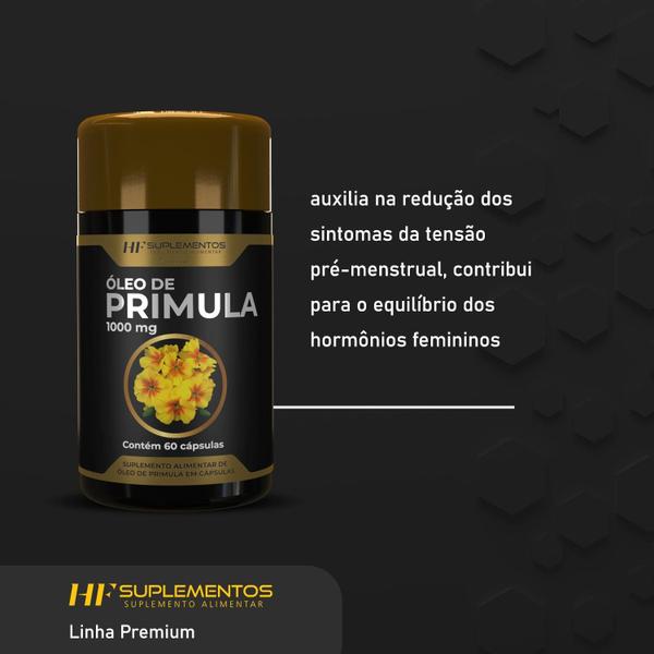 5X Óleo De Primula 1000Mg Premium 60Caps - Hf Suplementos Imagem de 5X Óleo De Primula 1000Mg Premium 60Caps