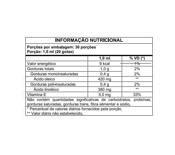 Imagem de 5x Óleo de Semente de Abóbora Rico em Vitamina E em Gotas 30ml Celliv