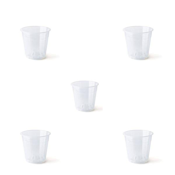 Imagem de 5X Vaso Pote para Orquídea (0,750L) Transparente NUTRIPLAN