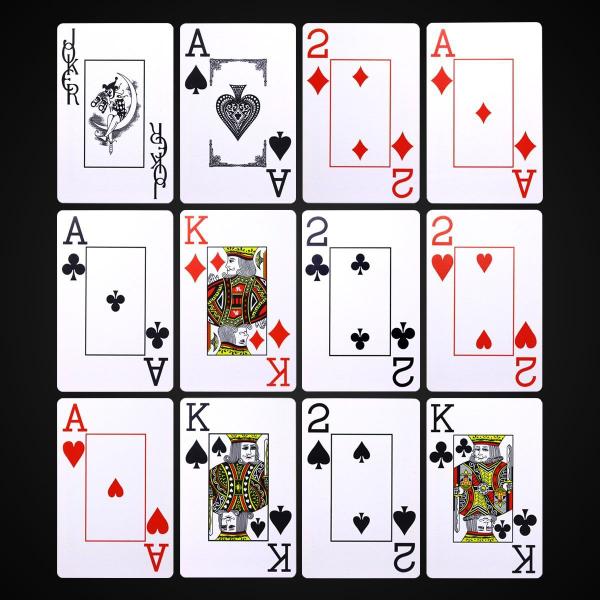 6 Baralhos Jogos de Cartas 100% Plástico c/ 108 Cartas Original - MBTech Imagem de 6 Baralhos Jogos de Cartas 100% Plástico c/ 108 Cartas Original