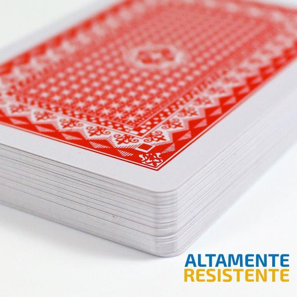6 Baralhos Jogos de Cartas 100% Plástico c/ 108 Cartas Original - MBTech Imagem de 6 Baralhos Jogos de Cartas 100% Plástico c/ 108 Cartas Original