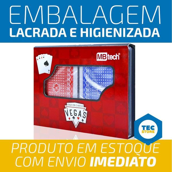 6 Baralhos Jogos de Cartas 100% Plástico c/ 108 Cartas Original - MBTech Imagem de 6 Baralhos Jogos de Cartas 100% Plástico c/ 108 Cartas Original