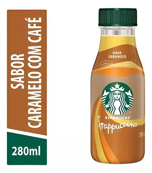 6 Bebida Láctea Starbucks Frappuccino Café Caramelo Imagem de 6 Bebida Láctea Starbucks Frappuccino Café Caramelo