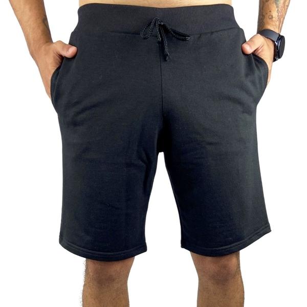 Imagem de 6 Bermuda Moletom Lisas Slim Fit Calção Shorts Moletom