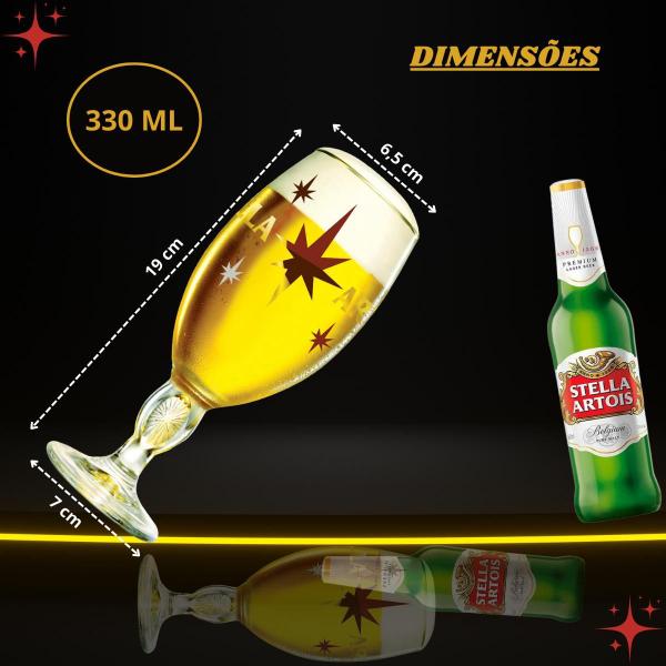 Imagem de 6 Cálices Taça Stella Artois Edição Especial Original Ambev