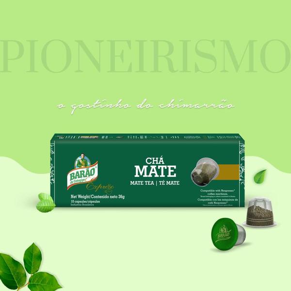 Imagem de 6 Cápsulas Chás Expresso Barão NESPRESSO MATE VERDE