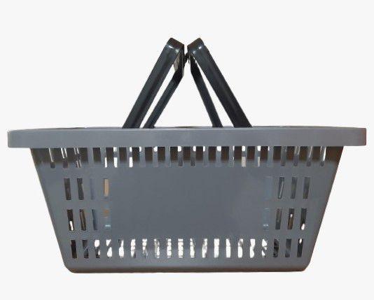 6 Cestas de Compras Reforçada Cestinha Mercado Supermercado Conveniência 16Lts - JRMarketing Imagem de 6 Cestas de Compras Reforçada Cestinha Mercado Supermercado Conveniência 16Lts