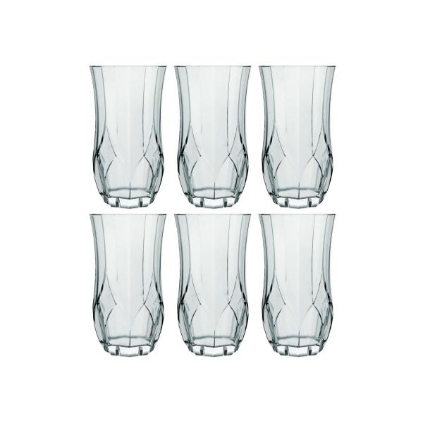 6 Copos De Vidro Ópera 360ml Transparente Água E Suco - NADIR FIGUEIREDO Imagem de 6 Copos De Vidro Ópera 360ml Transparente Água E Suco