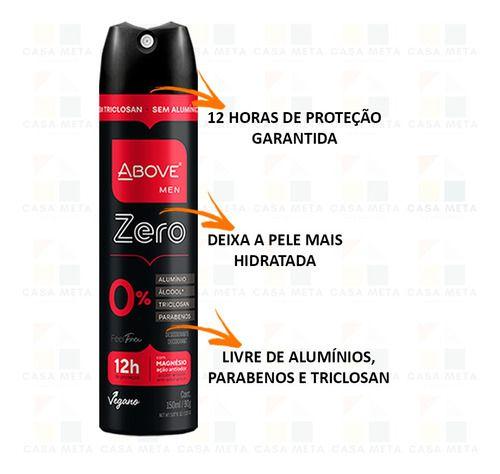 Imagem de 6 Desodorante Above Feel Free Masculino 12h Proteção 150ml