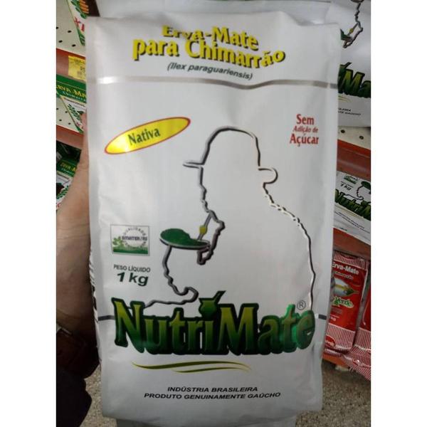 Imagem de 6 Erva Mate Chimarrão NUTRIMATE NATIVA laminada 1Kg