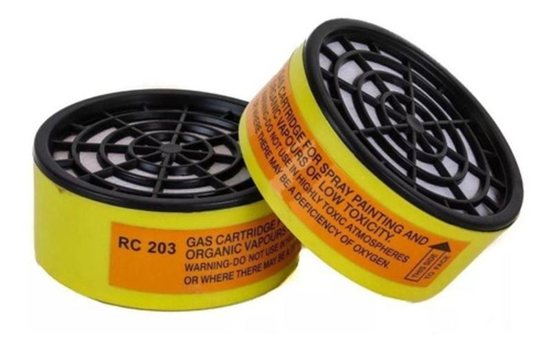 Imagem de 6 filtro rc 203 para respirador cg306 - Carbografite - Carbografite