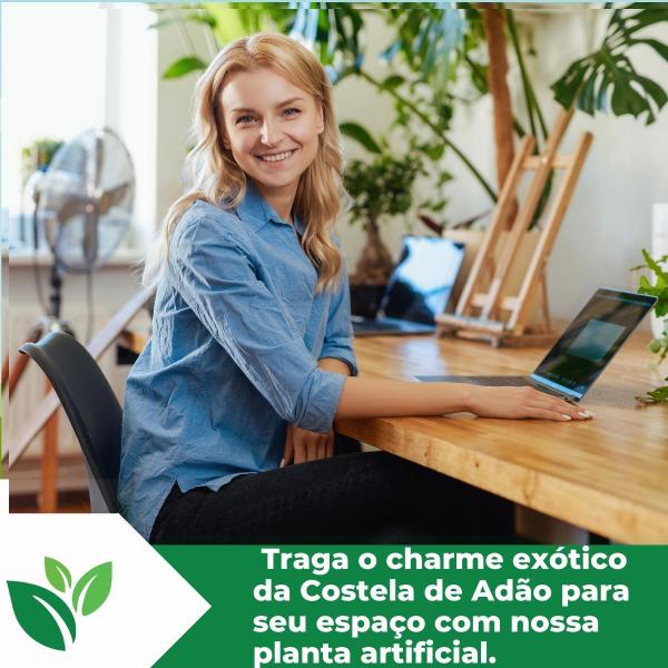 6 Folhas Costela de Adão Premium Com Haste Arranjos - Agiani Shop Imagem de 6 Folhas Costela de Adão Premium Com Haste Arranjos
