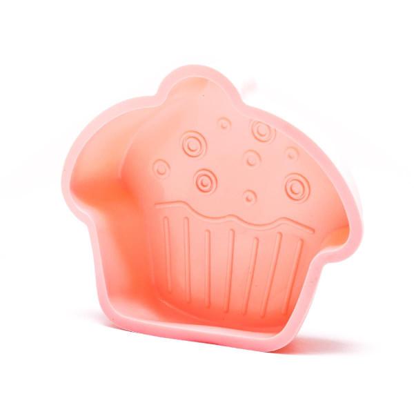 Imagem de 6 Formas Formato de Cupcake de Silicone Rosas 25Cm Dasshaus