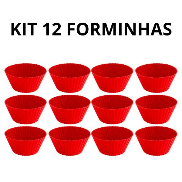 Imagem de 6 Forminhas Silicone Cupcake Mini Forma Bolo Muffin Petit Gateau Cozinha