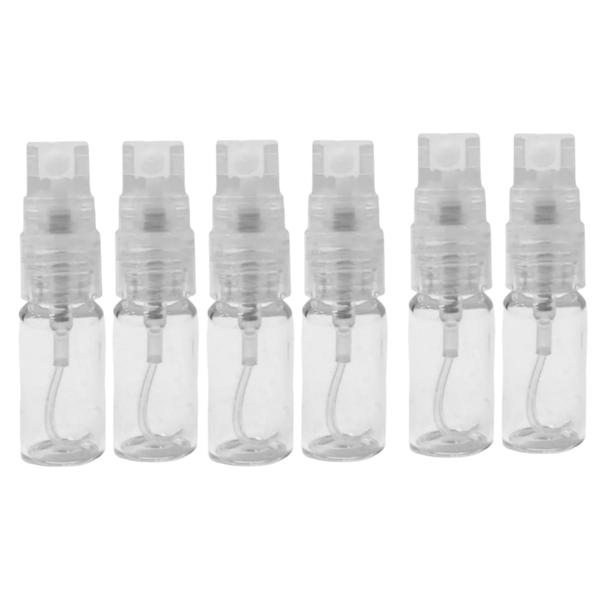 Imagem de 6 Fraconetes 5Ml Amostra Perfume Vidro Recarregável 