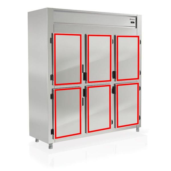 6 Gaxetas Balcão Comercial Inox Bpr-125 Para Refrigel 46x60 - PROLAR BORRACHAS DE VEDAÇÃO PARA R Imagem de 6 Gaxetas Balcão Comercial Inox Bpr-125 Para Refrigel 46x60