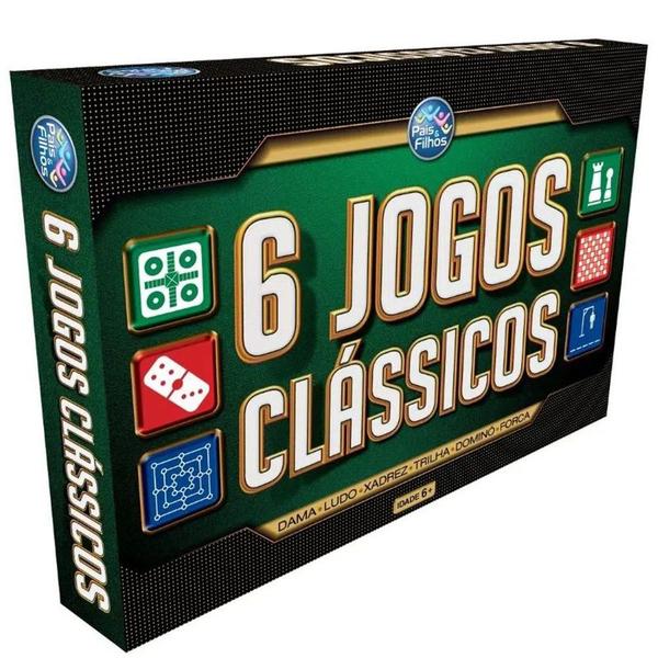 6 Jogos Clássicos 2759 - Pais e Filhos Imagem de 6 Jogos Clássicos 2759 - Pais e Filhos