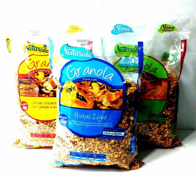 6 Kg Granola Crocante Cereais + Frutas Ideal + Light Regimes - Naturale Imagem de 6 Kg Granola Crocante Cereais + Frutas Ideal + Light Regimes