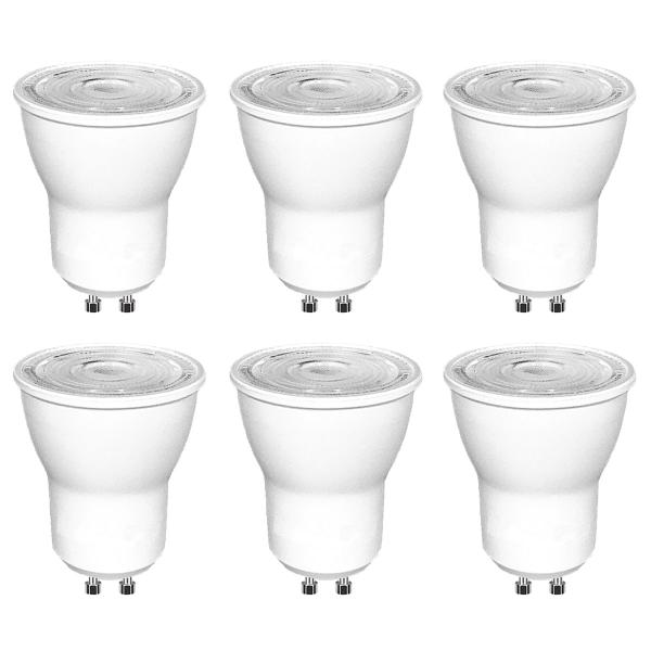 Imagem de 6 Lampada Led Mini Dicroica Mr11 Gu10 4W Branco Neutro Bet16