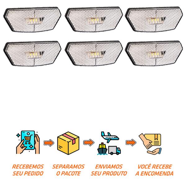 Imagem de 6 Lanterna Diamante Guerra LED Cristal Saída Fios