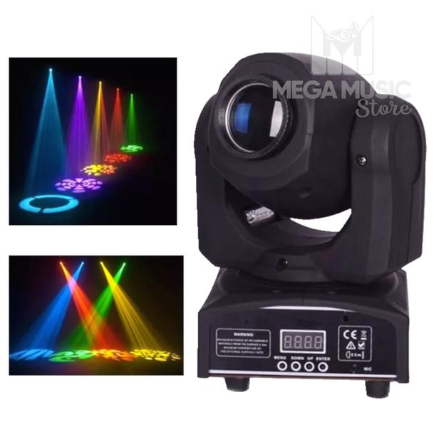 Imagem de 6 Moving Head Spot Led Osram 30w Globo + Disco de Cor Dmx DJ