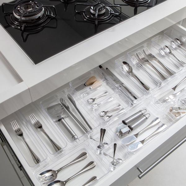 6 Organizadores modular cosméticos maquiagem lavabo escritório gaveta multiuso escolar Paramount Imagem de 6 Organizadores modular cosméticos maquiagem lavabo escritório gaveta multiuso escolar Paramount