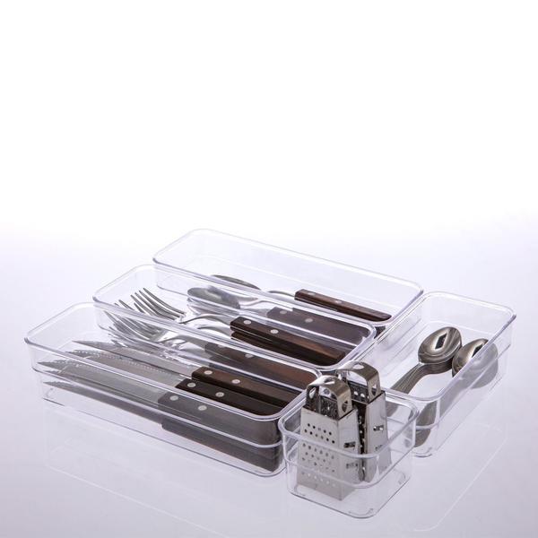 6 Organizadores modular cosméticos maquiagem lavabo escritório gaveta multiuso escolar Paramount Imagem de 6 Organizadores modular cosméticos maquiagem lavabo escritório gaveta multiuso escolar Paramount