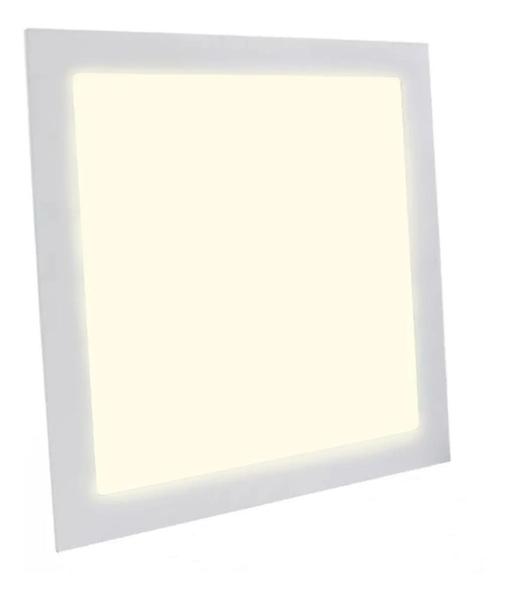 Imagem de 6 Painel Plafon Led Quadrado Embutir 18w Branco Neutro 4000k