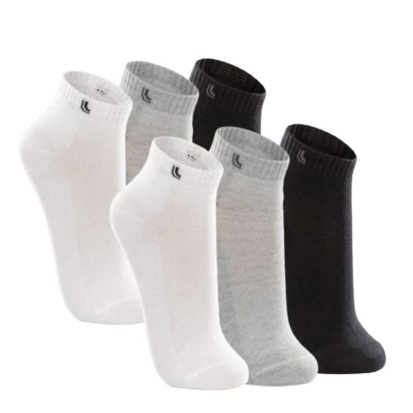 Imagem de 6 Pares De Meias Cano Curto Lupo Masculina Sport Para Academia Treino Corrida