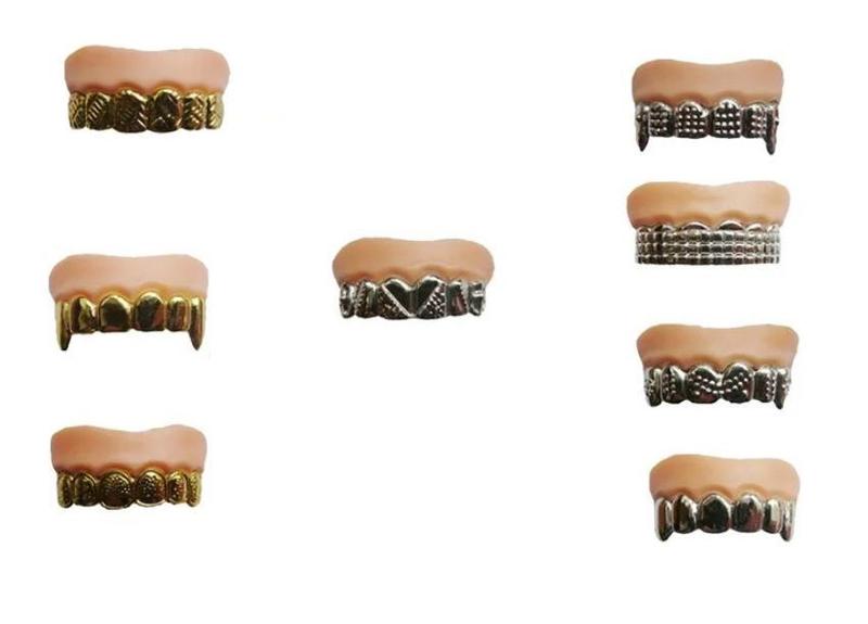 Imagem de 6 pcs Dentes Falsos Dentaduras Engraçadas Fantasia