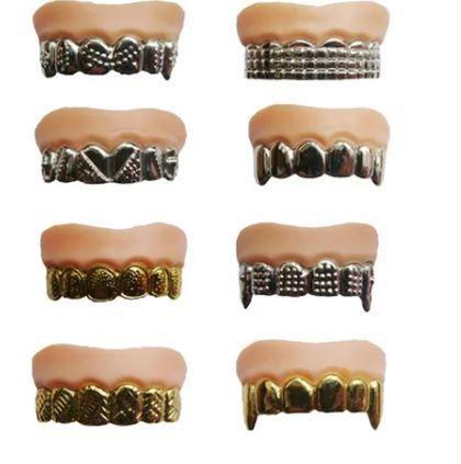 Imagem de 6 pcs Dentes Falsos Dentaduras Engraçadas Fantasia