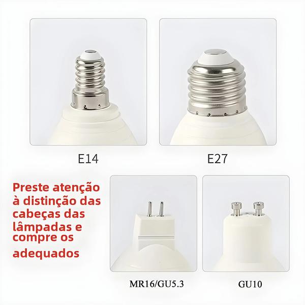 Imagem de 6 PCS GU10 MR16 Lâmpada LED 220 V E27 E14 Lâmpada De Milho Spot Light 3 W 6 W 9 W 12 W Iluminação