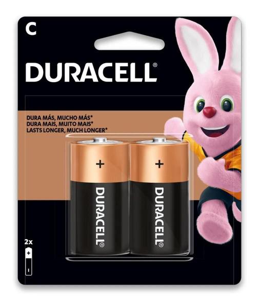 Imagem de 6 Pilhas Média Duracell C Alcalina