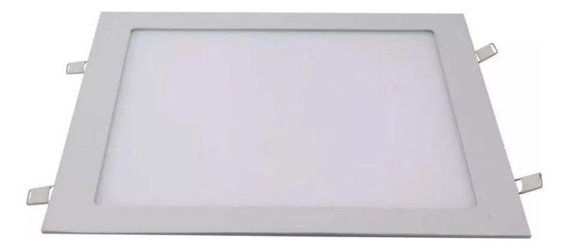 Imagem de 6 Plafon Led Quadrado Embutir 30w 40x40 Branco Neutro 4000k