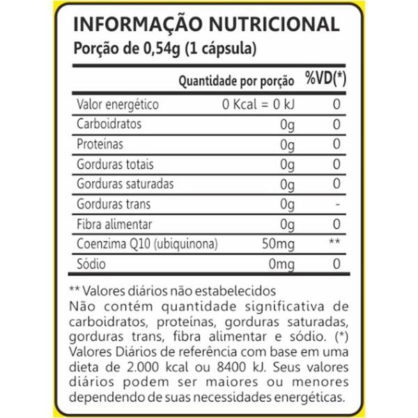 Imagem de 6 pote coenzima q10 (ubiquinona) 50mg 60cps maxinutri