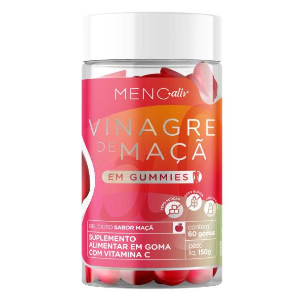 Imagem de 6 Potes - Gummie Vinagre de Maçã MENO+ Gammy com Vitamina C