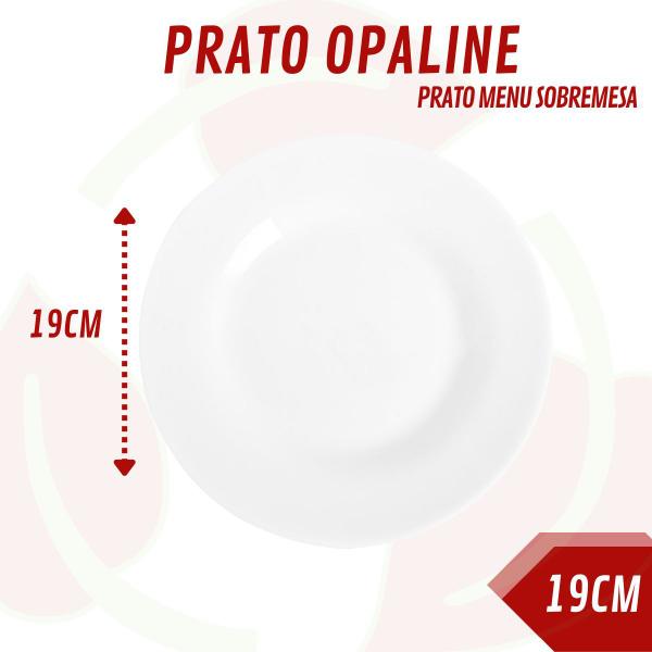6 Prato de Sobremesa Redondo Branco Duralex Nadir Doces - NADIR FIGUEREIDO Imagem de 6 Prato de Sobremesa Redondo Branco Duralex Nadir Doces