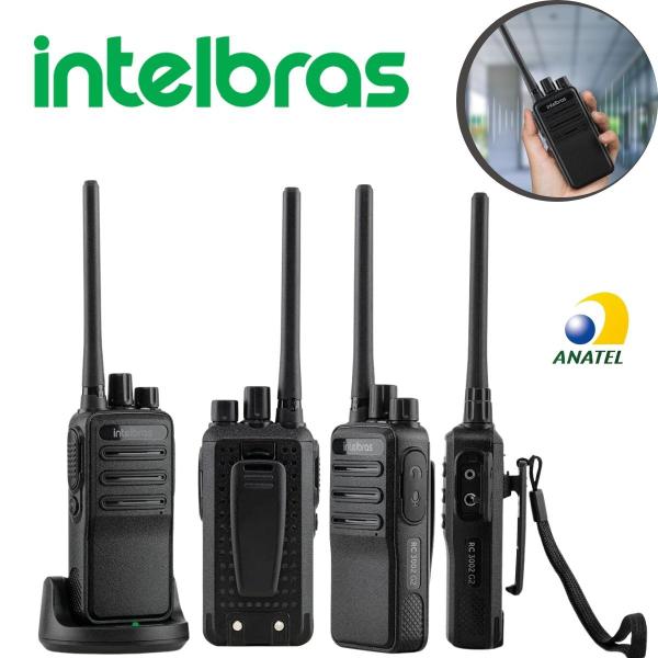 Imagem de 6 Rádios Comunicadores Intelbras Rc3002 UHF Longo Alcance Até 20km