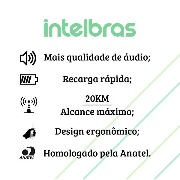 Imagem de 6 Rádios Intelbras RC3002 G2 Longo Alcance Com Fones de Ouvido D Resistentes